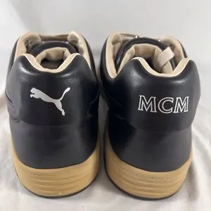Puma X MCM | Shoes | Puma X Mcm Slipstreram Low Court Black  display picture 1